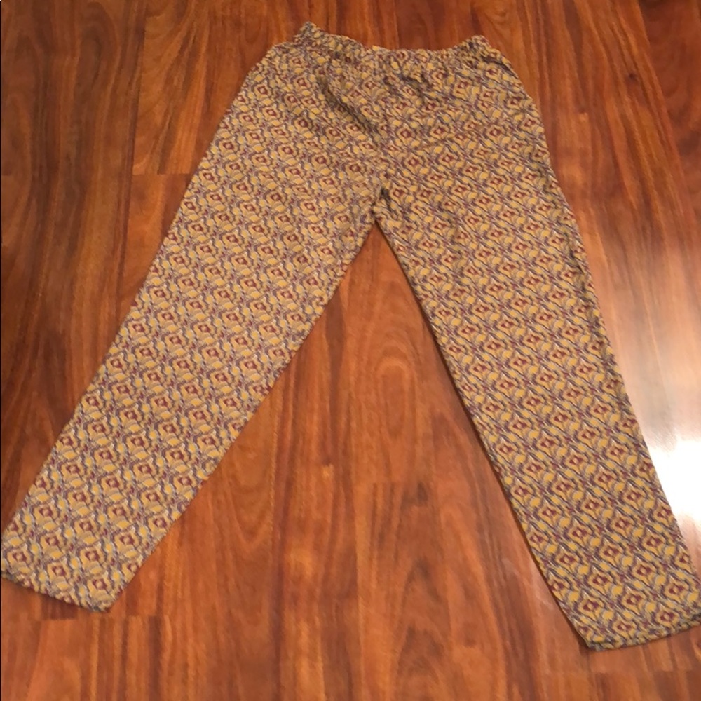 Peach love cream pants